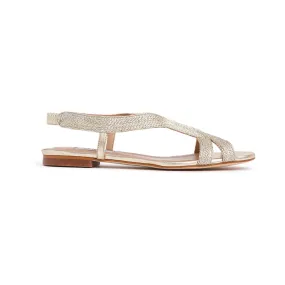 LK BENNETT Renee Rope Flat Sandals - Gold