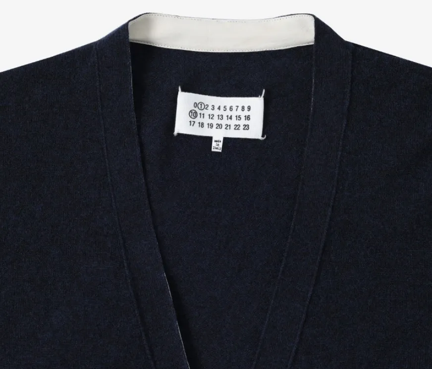 Maison Margiela  |Unisex Street Style Logo Cardigans