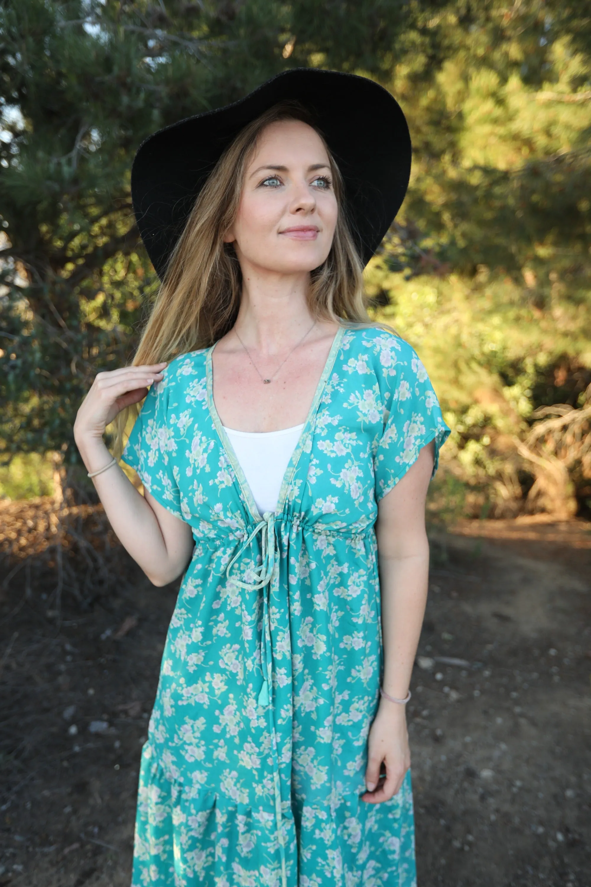 Meadow Dress - L - Evergreen