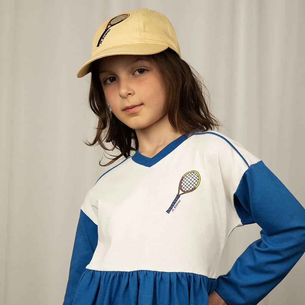 Mini Rodini Child Tennis Baseball Cap Yellow