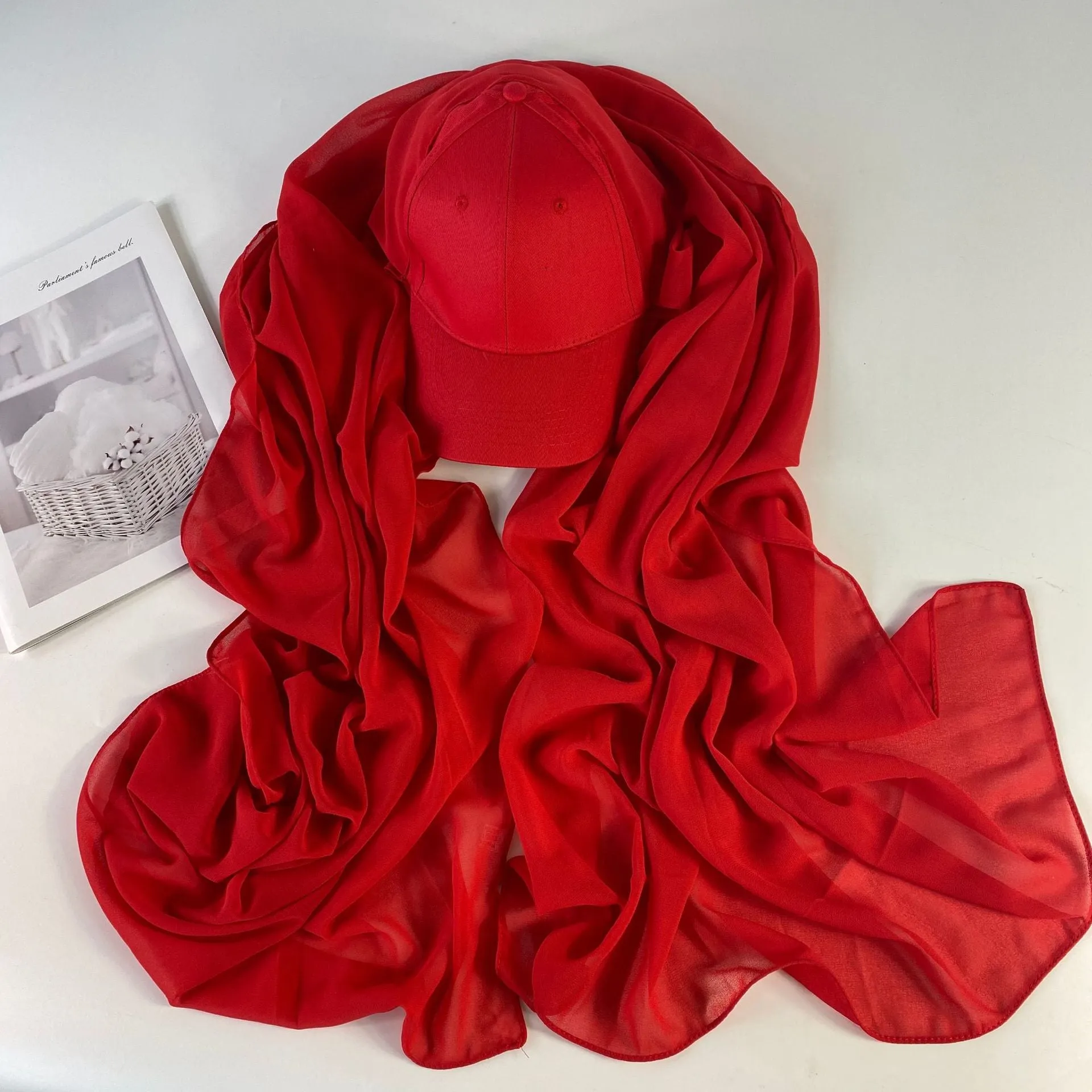 New Fashion Design Hijab One-Piece Baseball Cap Muslim Ladies