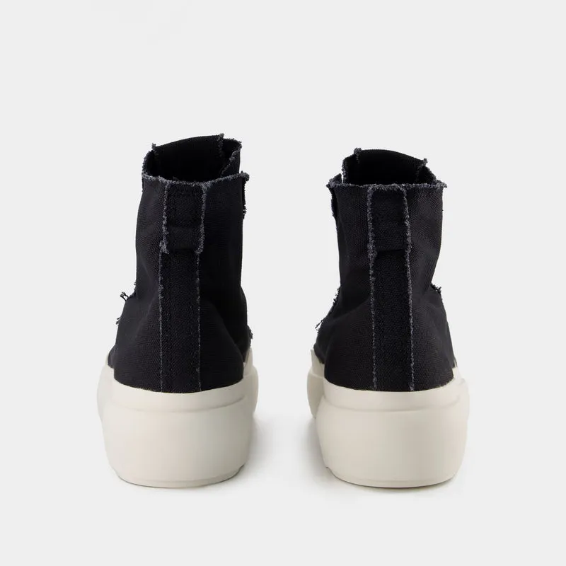 Nizza High Sneakers - Y-3 - Leather - Black/White