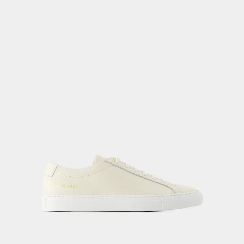 Original Achilles Contrast Sneakers - Common Projects - Leather - Off White