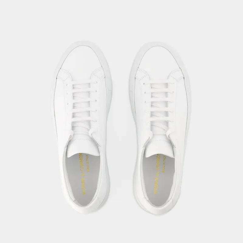 Original Achilles Low Sneakers - Common Projects - Leather - White