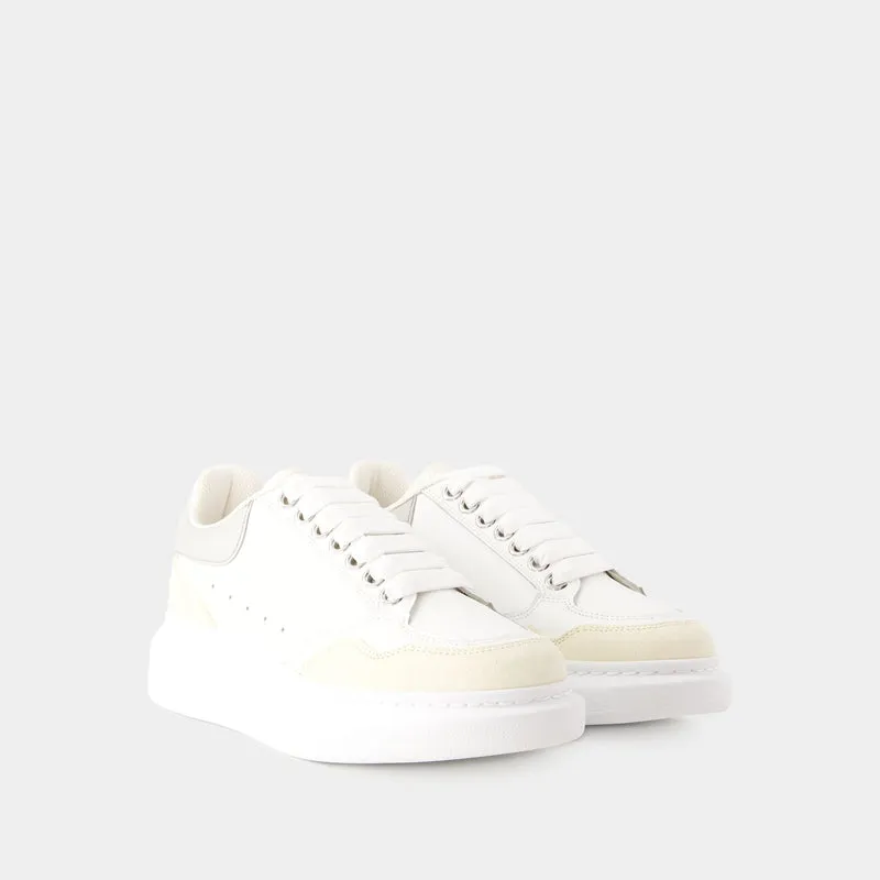 Oversized Sneakers - Alexander Mcqueen - Leather - Vanilla