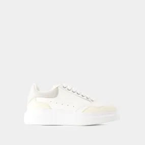 Oversized Sneakers - Alexander Mcqueen - Leather - Vanilla