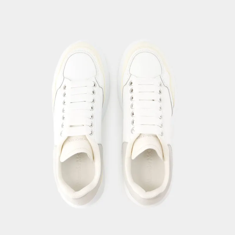 Oversized Sneakers - Alexander Mcqueen - Leather - Vanilla