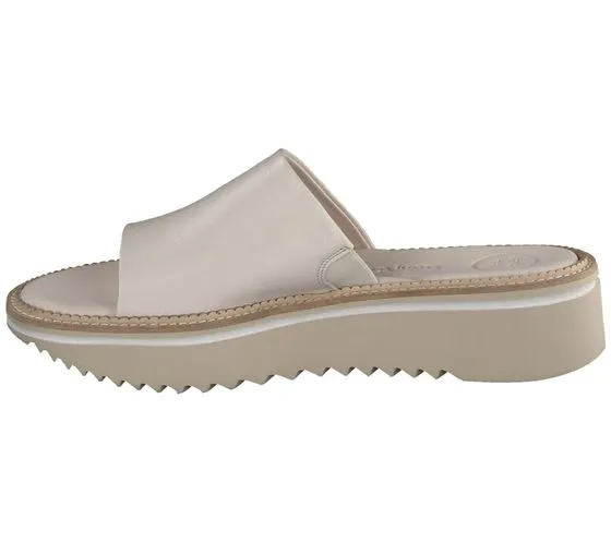 paul green women's platform mules with super-soft insole city shoes 7914-00 beige