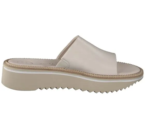 paul green women's platform mules with super-soft insole city shoes 7914-00 beige