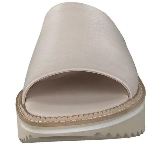 paul green women's platform mules with super-soft insole city shoes 7914-00 beige