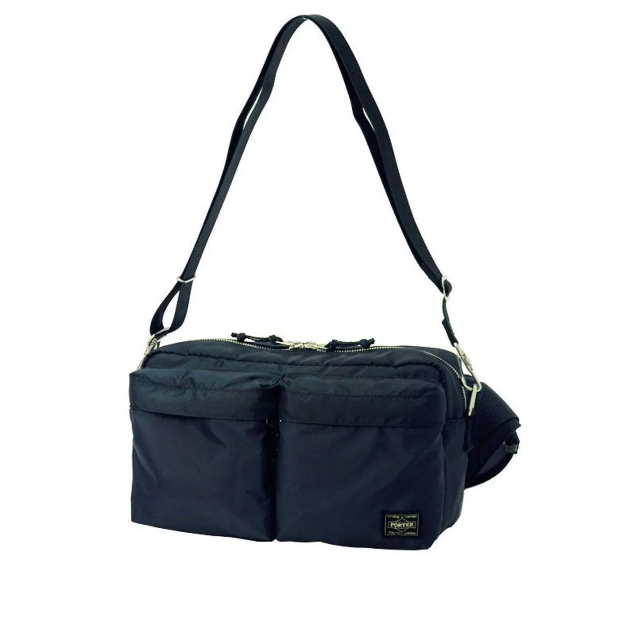 Porter By Yoshida Force 2 Way Waist Bag (Navy)