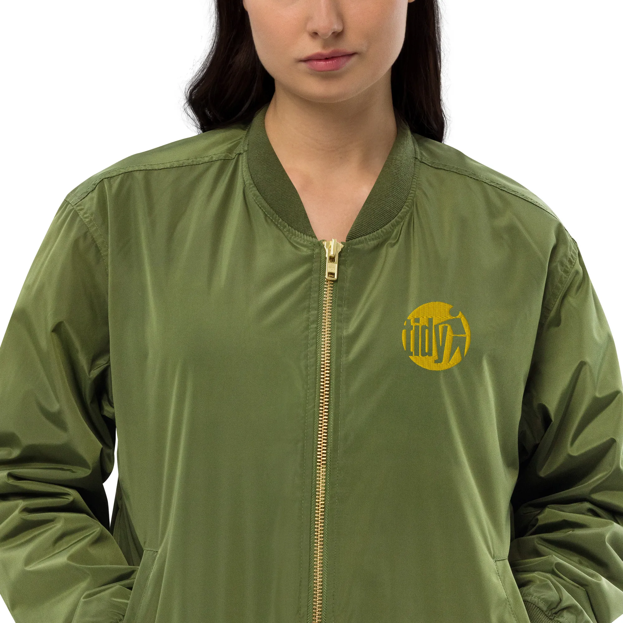 Premium Tidy Army Green Bomber Jacket