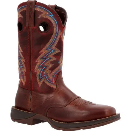 Rebel by Durango® Burnished Pecan Fire Brick Western Boot