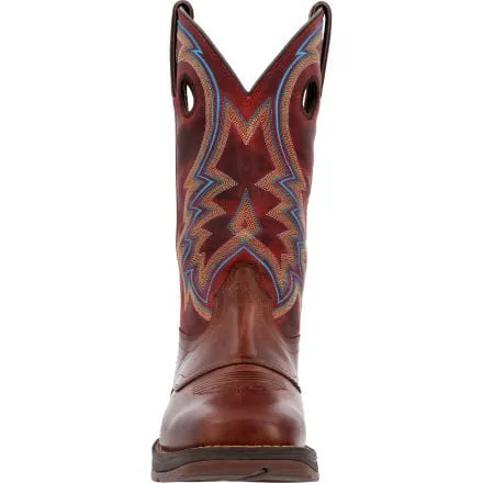 Rebel by Durango® Burnished Pecan Fire Brick Western Boot