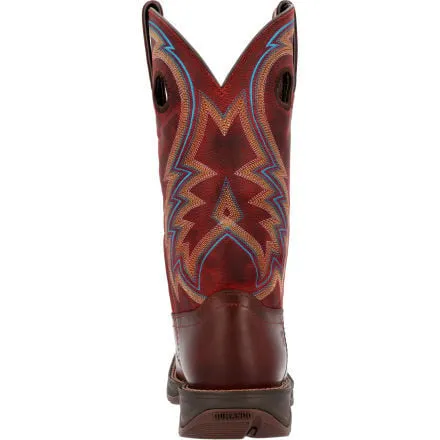 Rebel by Durango® Burnished Pecan Fire Brick Western Boot