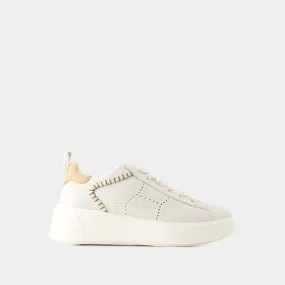 Rebel Sneakers - Hogan - Leather - Grey