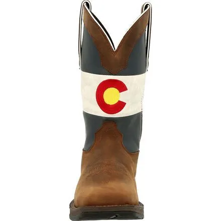 Rebel™ by Durango® Colorado Flag Western Boot