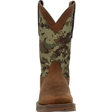 Rebel™ by Durango® Green Digi Camo Western Boot