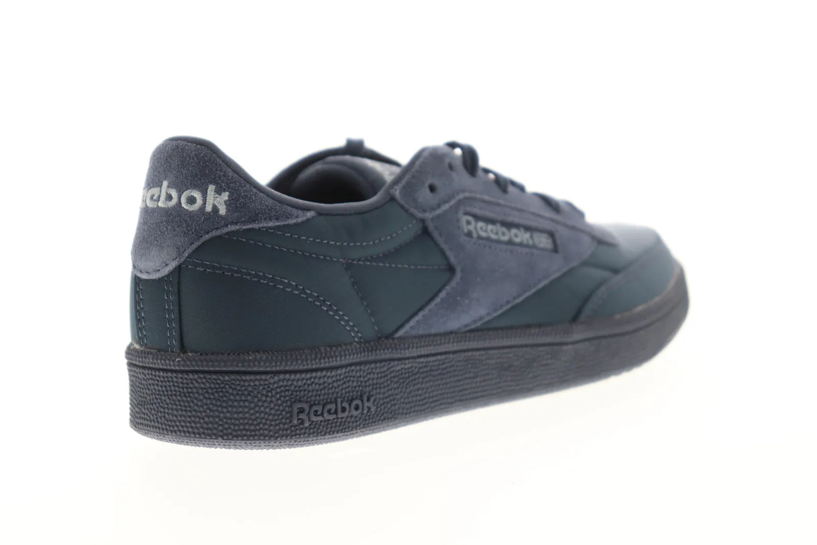 Reebok Club C 85 Soft BS5196 Womens Blue Canvas Low Top Lifestyle Sneakers Shoes