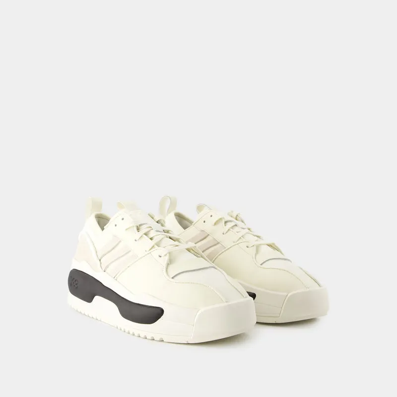 Rivalry Sneakers - Y-3 - Leather - White