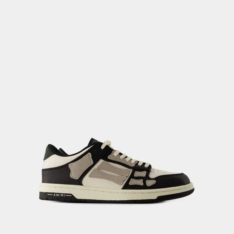 Skel Top Low Sneakers - Amiri - Leather - Black