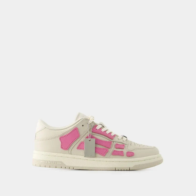 Skel Top Low Sneakers - Amiri - Leather - Pink