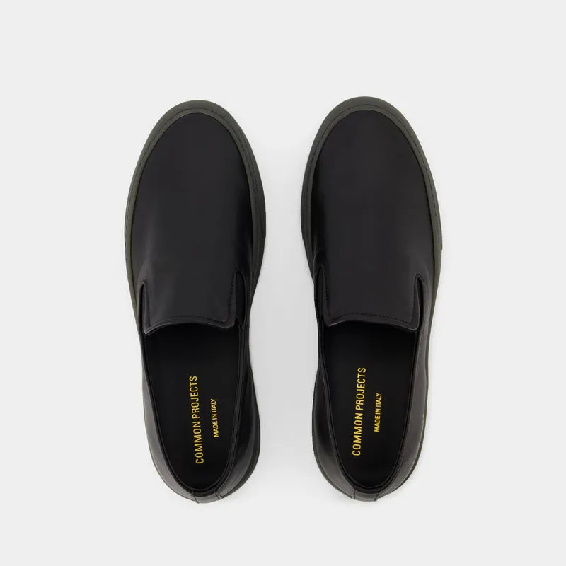 Slip On Sneakers - Common Projects - Leather - Black