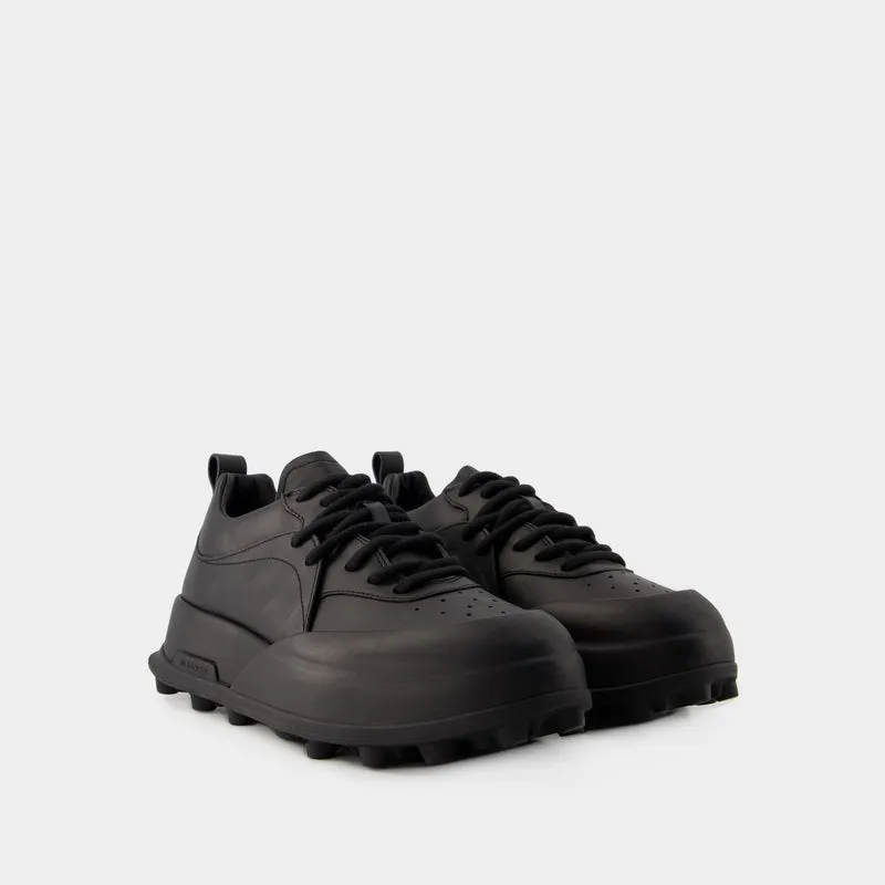 Sneakers - Jil Sander - Leather - Black