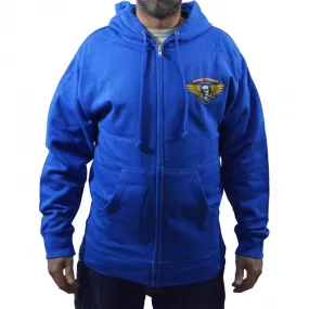 Sweat Hood Zip Powell Peralta Winged Ripper - Royal Blue