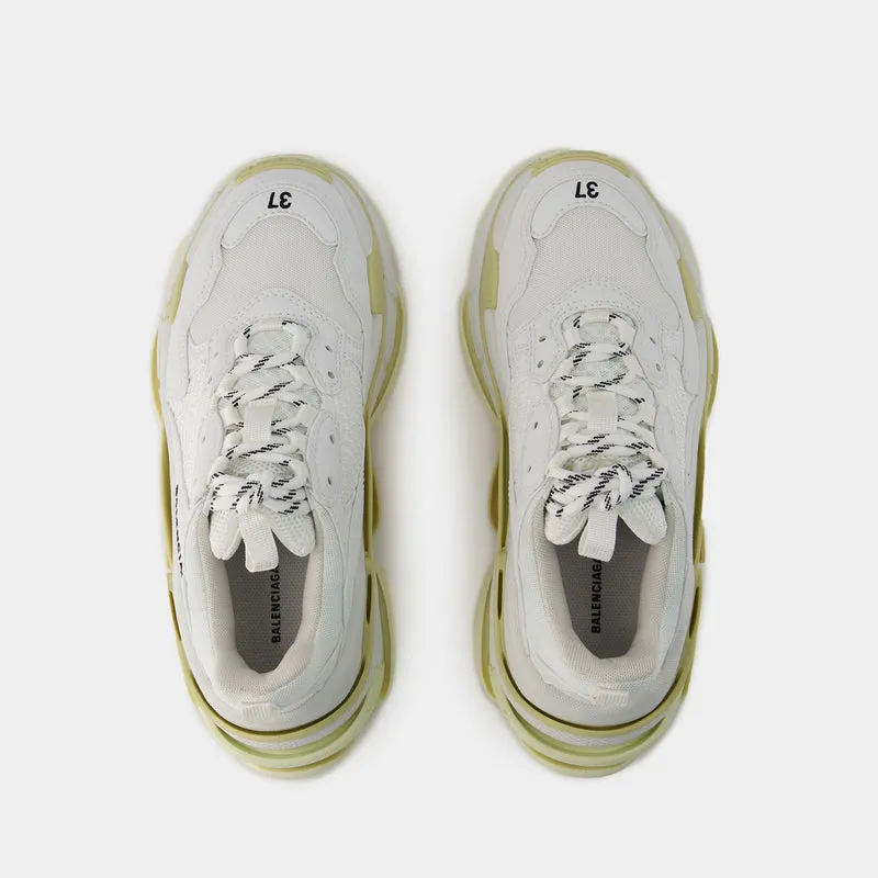 Triple S Sneakers - Balenciaga - Leather Free - White