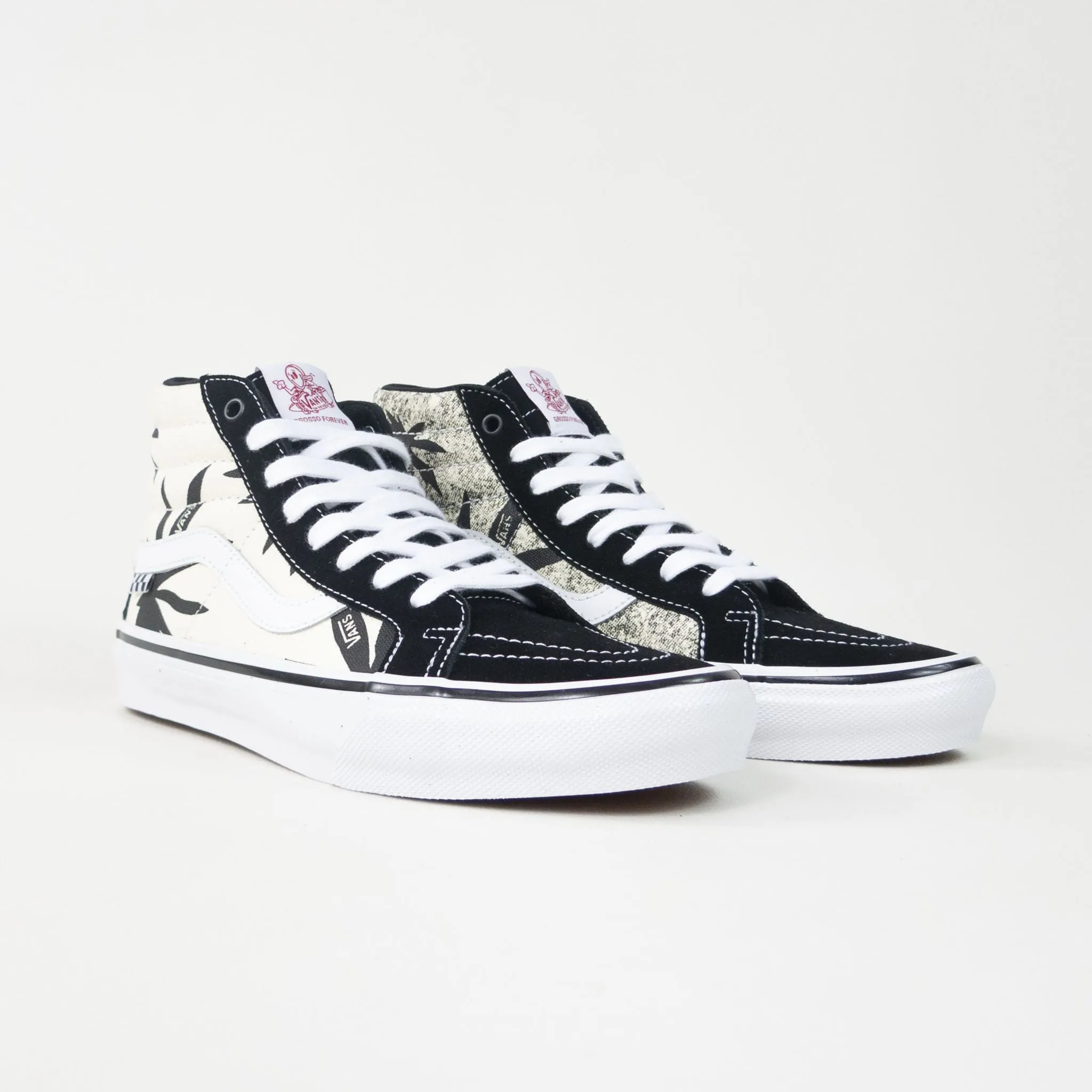 Vans Skake Sk8-Hi Reissue Pro Shoes - Grosso '84 Blk/Palms exclusive