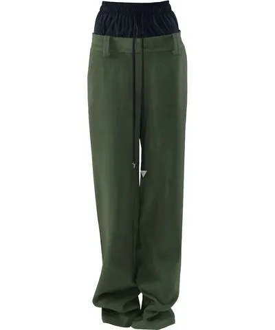 Vestiaire D'un Oiseau Libre Women's Green Hybrid Trousers