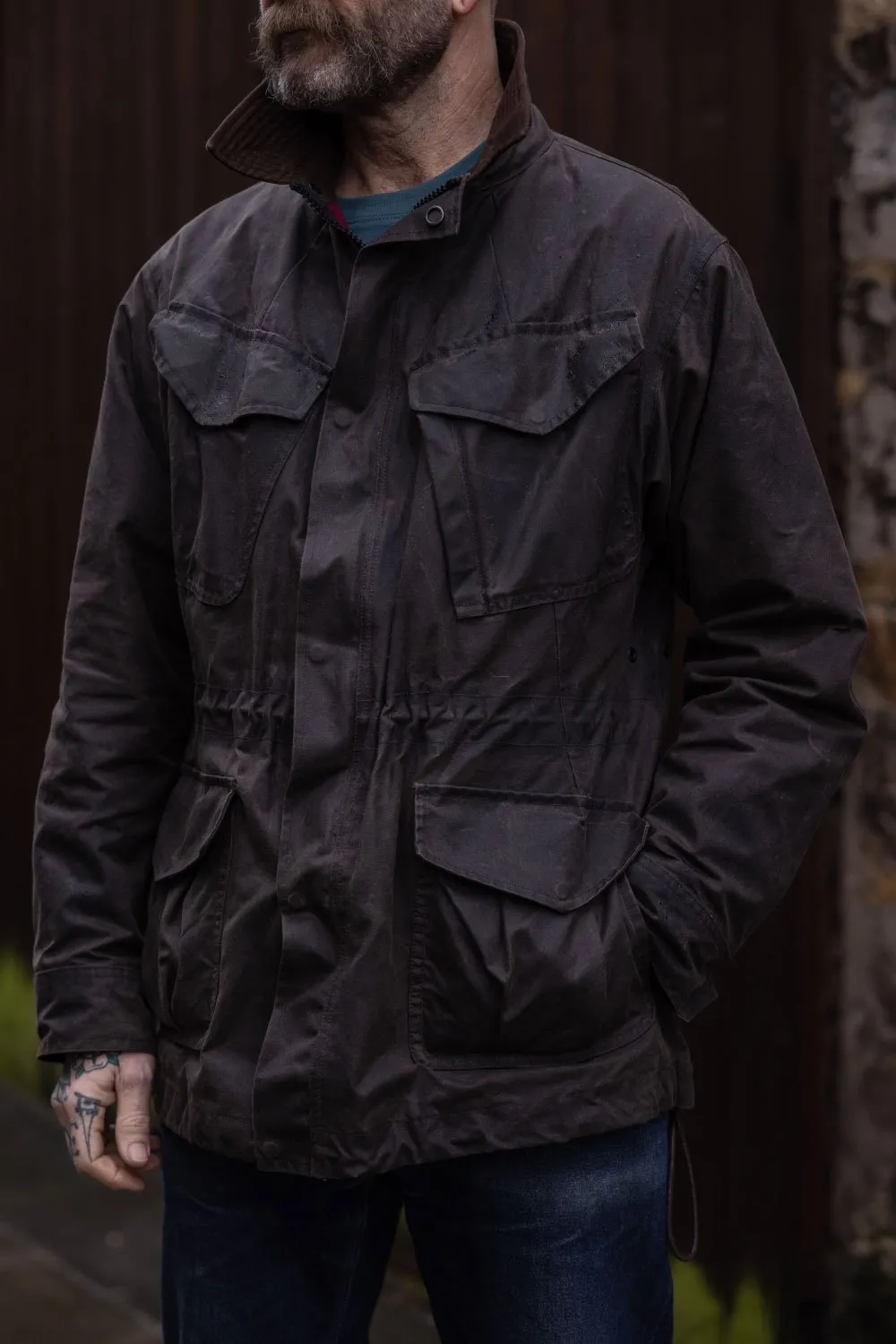 Waxed Cotton Field Jacket